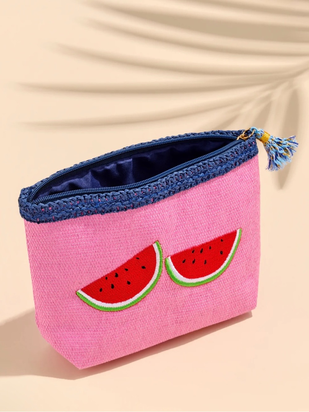 Pink 🍉Watermelon Zip Pouch Cosmetic Bag